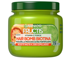 Garnier Fructis Vitamin Force - Mascarilla Capilar Bombazo de Biotina 320 ml