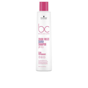 Schwarzkopf BC COLOR FREEZE Champú Plateado Anti-Amarillo 250 ml