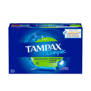 TAMPAX COMPAK Super Tampón Ultra Absorbente - Paquete de 20 Unidades