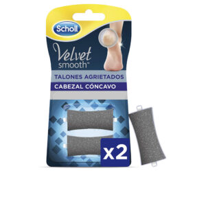 Scholl VELVET SMOOTH - Recambio de 2 limas para talones agrietados