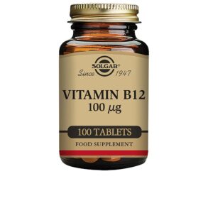Solgar Vitamina B12 Cianocobalamina 100 µg - 100 Comprimidos Energía y Vitalidad