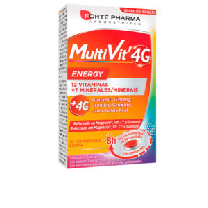Forté Pharma MULTIVIT 4G Energía Vital - 30 Comprimidos Revitalizantes