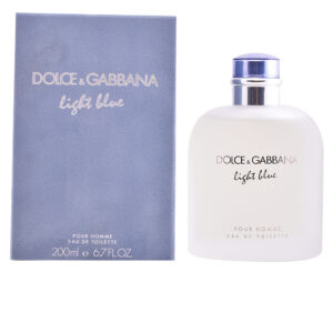Dolce & Gabbana Light Blue Pour Homme Eau de Toilette Vaporizador 200 ml - Elegancia y Frescura Mediterránea