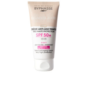 Byphasse Crema Facial Antiedad Color SPF50+ #Light 50 ml - Protección y Luminosidad