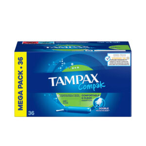 TAMPAX COMPAK Tampón Super Ultra Discreto - 36 Unidades