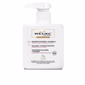 Voltage Cosmetics Champú Revitalizante con Colágeno y Vitamina H - 500 ml