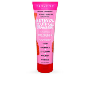 Biovène Gel de Juventud con Retinol y Fresa: Extra-Firmante para Cara y Cuerpo - 200 ml