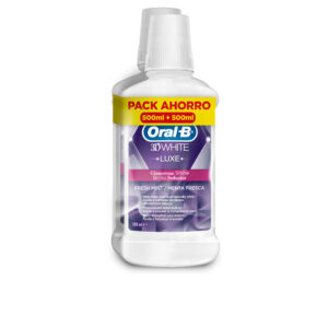Oral-B 3D White Luxe Perfección Colutorio Duo 2 x 500 ml