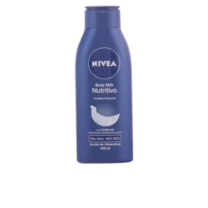 NIVEA Leche Corporal Nutritiva 400 ml - Hidratación Profunda y Suavidad Perdurable