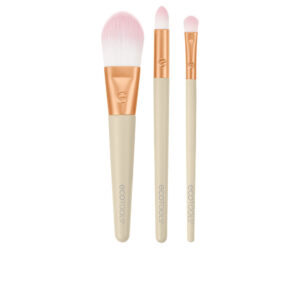 Ecotools Ready Glow: Set de 3 Brochas Radiantes