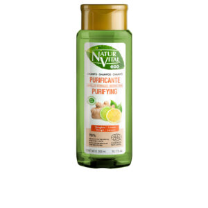 Natur Vital Champú Eco Purificante de Jengibre y Limón - 300 ml
