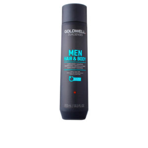 Goldwell DUALSENSES MEN Champú 2 en 1 para Cabello y Cuerpo - 300 ml con Protección del Color y Energizante Natural.