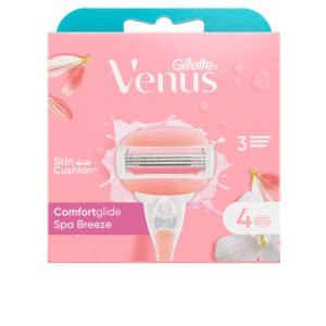 Gillette VENUS SPA BREEZE - Kit Elegancia: Cargador + 4 Recambios Suaves