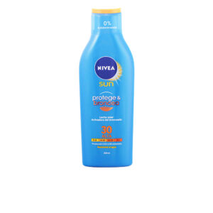 Nivea Sun Protege & Broncea Leche Solar SPF30 - Hidratación y Brillo Natural 200 ml