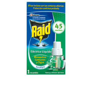 Raid Eucalipto: Recambio Antimosquitos 45 Noches de Protección Eficaz