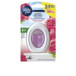 Ambi Pur - Ambientador para Baño Flores Elegantes 50 Días de Fragancia Refinada