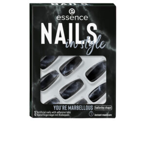Essence NAILS IN STYLE - Uñas Artificiales Marbellous #17 (Pack de 12)