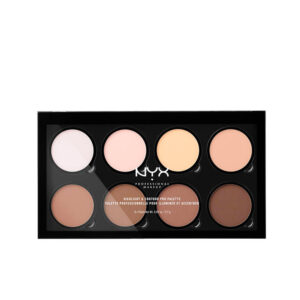 "Palette Pro de Iluminación y Contorno Nyx - 8 Tonos (2,7 g cada uno)"