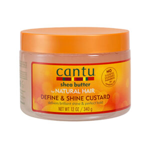 Cantu Define & Shine Natural Hair Custard - 340g para un Brillo y Definición Perfectos