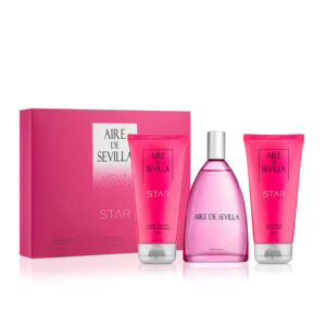 AIRE DE SEVILLA STAR - Set de Encanto Frutal (Lote 3 Pzs: Eau de Toilette, Gel de Ducha y Crema Hidratante)