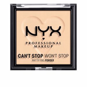 NYX Can't Stop Won't Stop Polvo Mate #Light - Control Brillo y Suavidad Perfecta