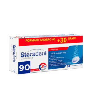 Steradent Triple Acción: Tabletas Efectivas 90 u