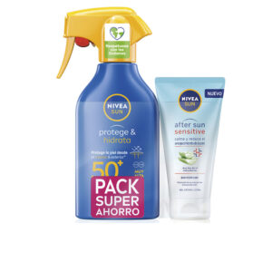 NIVEA SUN PROTEGE&HIDRATA PISTOLA SPF50 + BÁLSAMO AFTER SUN SENSITIVE 2 PZ - 270 ML + 175 ML