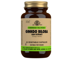 Solgar Suplemento de Ginkgo Biloba en Cápsulas de 60 Vcaps - Apoyo Cognitivo Natural