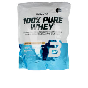 Biotech USA 100% Pure Whey - Sabores Irresistibles de Caramelo Cappuccino 1000g