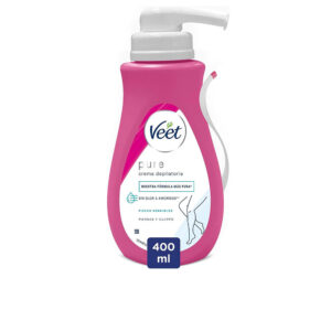 Veet PURE DUCHA Crema Depilatoria Suave para Piel Sensible - 400 ml