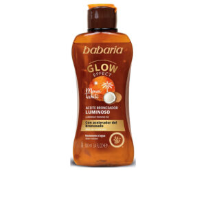 Babaria Solar Aceite Luminoso Monoi Tahiti 100 ml - Brillo y Hidratación Radiante