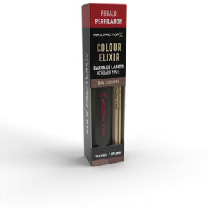 Max Factor Colour Elixir Matte Lipliner Duo - Barra de Labios #045 y Perfilador #020