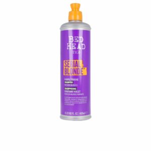 TIGI Bed Head Serial Blonde Shampoo: Champú Tonificante Morado para Rubios 400 ml