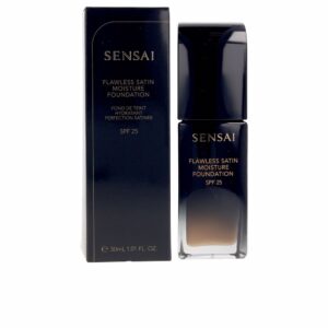 SENSAI Flawless Satin Foundation SPF 25 - #204,5 Warm Beige, 30 ml - Piel Perfecta y Protección Solar