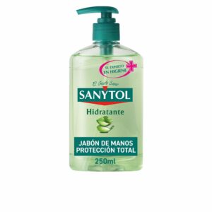 SANYTOL Jabón Hidratante Antibacteriano de Manos con Extracto de Aloe - 250 ml