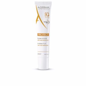 A-derma PROTECT Fluido Solar Facial Invisible SPF50+ - Protección Avanzada 40 ml