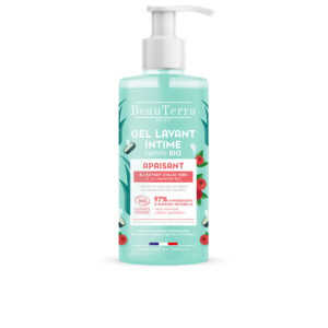 Beauterra Gel Íntimo Calmante Bio - 500 ml con Aloe Vera y Extracto de Té Verde