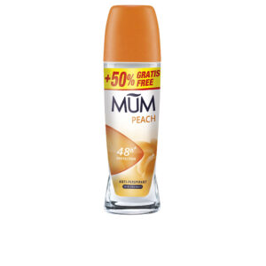 Desodorante Roll-On Mum Peach Melocotón 75 ml - Frescura y Vitalidad