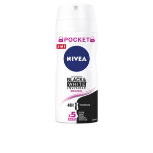 Nivea Black & White Invisible Deo Spray 100 ml - Protección y Frescura Sin Rastro