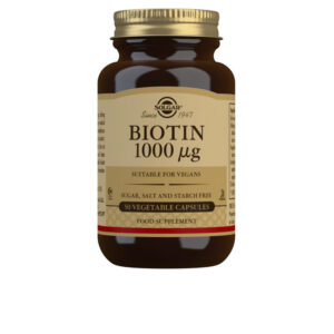 "Solgar Biotina 1000 µg - 50 Comprimidos para Belleza y Bienestar"
