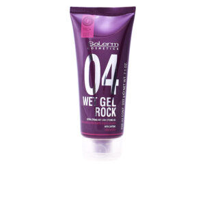 Salerm WET GEL ROCK - Gel de Peinado Extra Fuerte con Efecto Mojado 200 ml