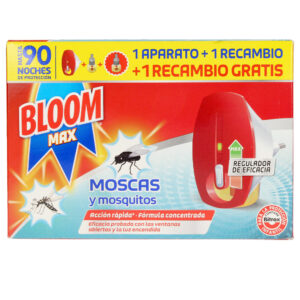 Bloom Max: Eliminador Eléctrico de Moscas y Mosquitos + 2 Recargas Efectivas