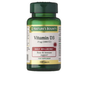 Nature's Bounty Vitamina D3 1000 UI - 100 Comprimidos Esenciales para tu Bienestar