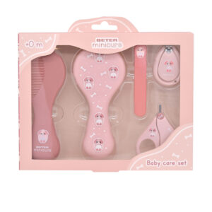 Beter Mini Cure Baby Care Dog - Set de Cuidado Canino de 5 Piezas: Peine, Cepillo, Lima de Uñas, Tijeras y Cortaúñas