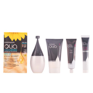 Garnier OLIA Coloración Permanente #110 Rubio Super Aclarante - Lote de 4 Unidades