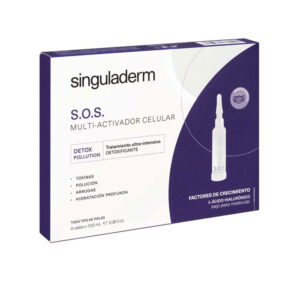 Singuladerm S.O.S. Detox-Pollution: Set Intensivo de 4 Ampollas (10,5 ml)