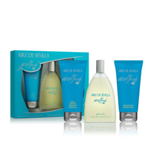 Aire de Sevilla Azul Fresh: Set de Fragancia y Cuidado Personal (3 pz)