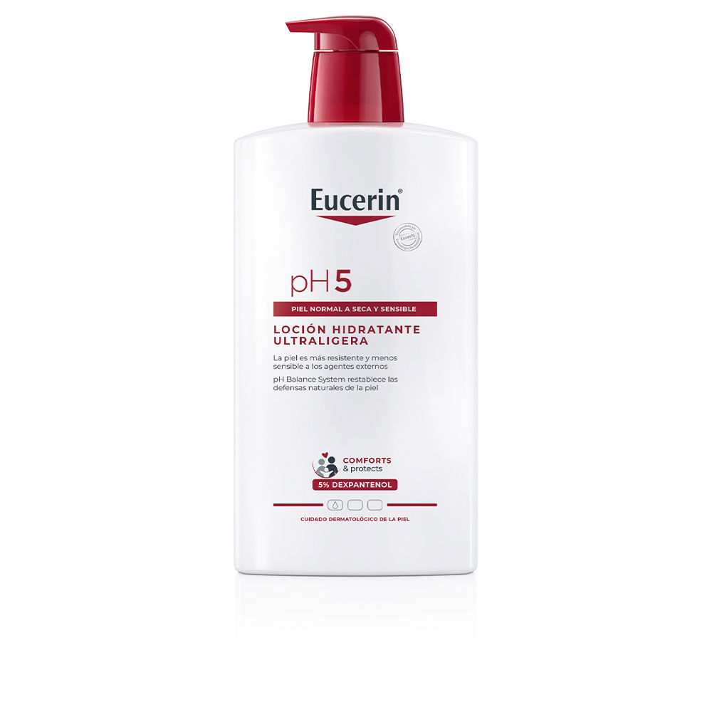 Eucerin PH5 Loción Ultraligera Hidratante 1000 ml - Cuidado Avanzado de la Piel