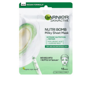 Garnier Skinactive Nutri Bomb: Máscara Facial Reparadora y Nutritiva 1 U.