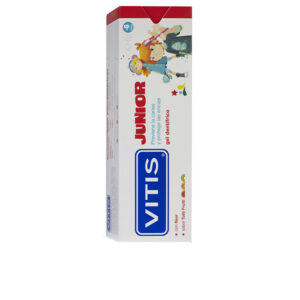 Vitis JUNIOR Gel Dentífrico Fluor Totti Frutti 75 ml - Sabor Divertido y Protección Dental